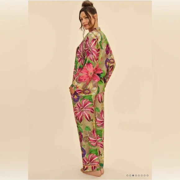Powder UK Floral Print Women's Pajama Set - Picture 4 of 5